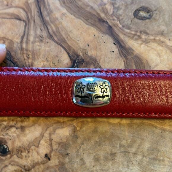 NEW Brighton Cherry Red I Love Golf - Golf Themed Belt - ML 32